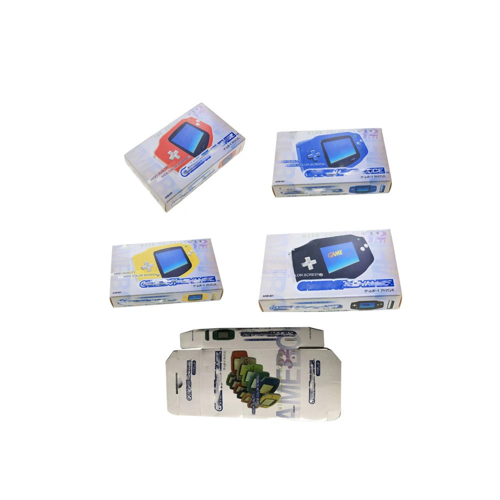 

10 шт., картонная коробка для игровой консоли GBA