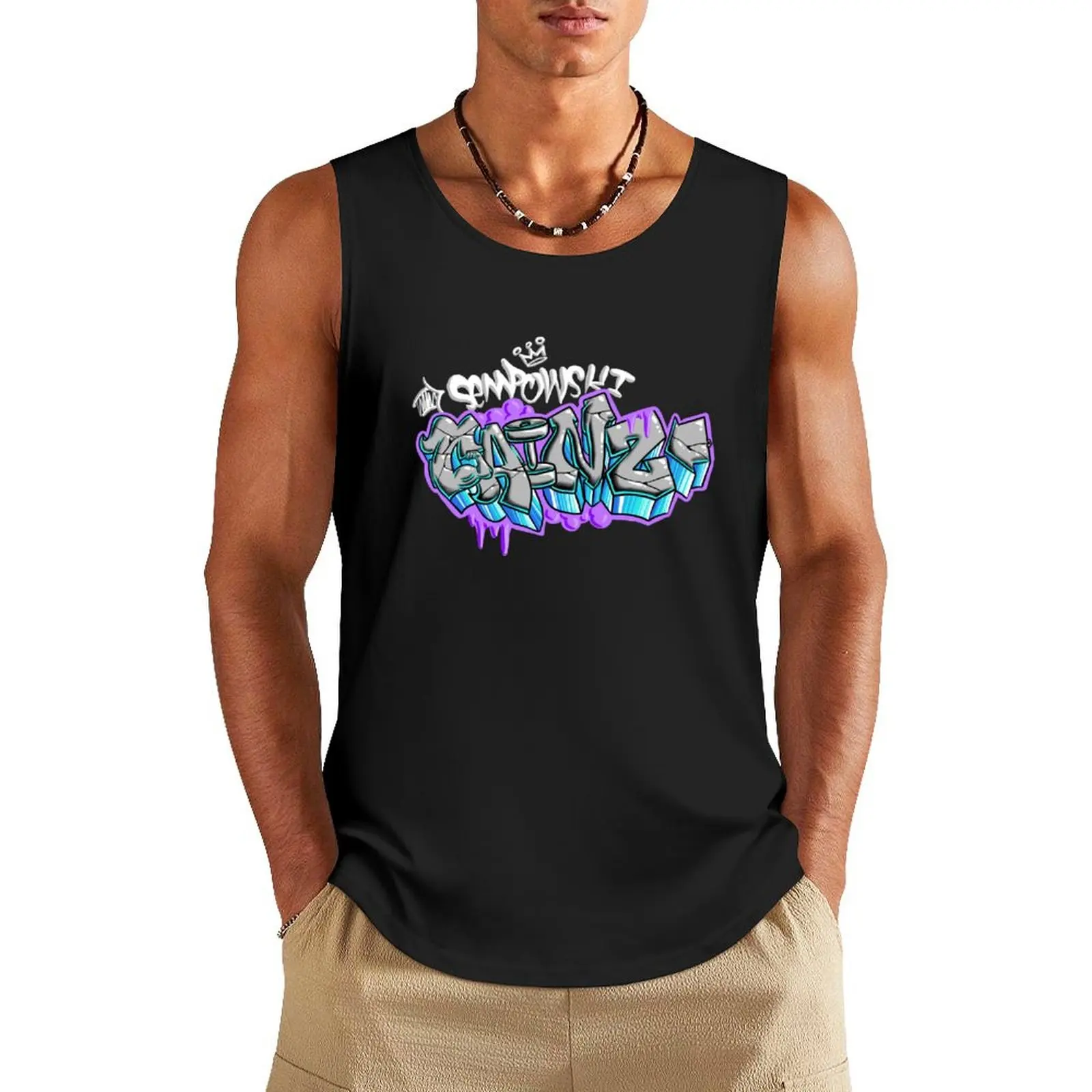 

Sempowski Gainz Tank Top gym t-shirts sleeveless gym shirts male