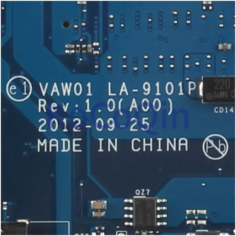 5521 computador portátil mainboard 00p55v 0p14t7 0mfpvh