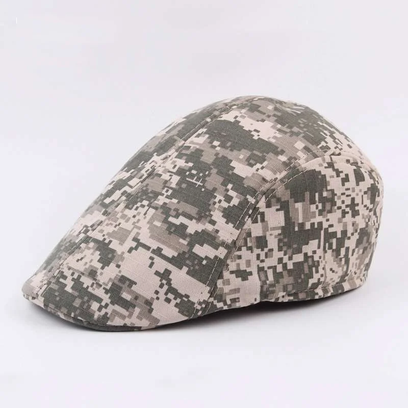 

Spring and autumn men's camouflage beret outdoor sun protect