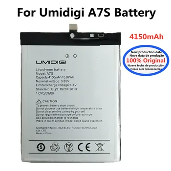 New 4150mAh UMI 100% Original Battery For Umidigi A7S A7 S Phone Battery Batteria Fast Shipping In Stock