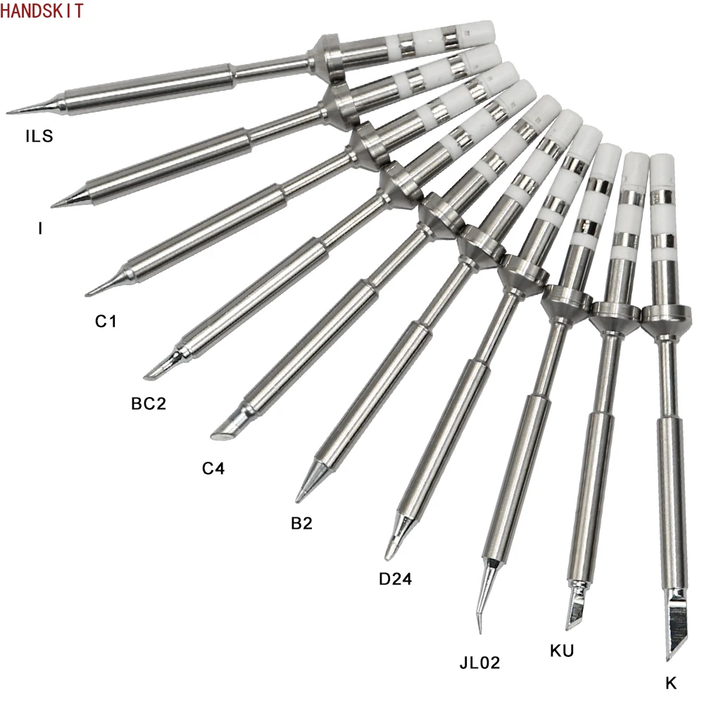 Soldering Iron Tips TS101/TS100/T85 Replacement Various Models Of Tip Electric Soldering Iron Tip K KU I D24 BC2 C4 C1 JL02 Soldering Iron Solder Iron Kit