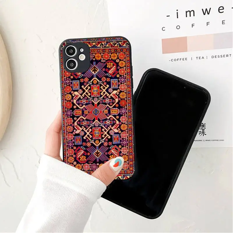 persian rug art pattern Phone Case For iphone 12 11 13 s