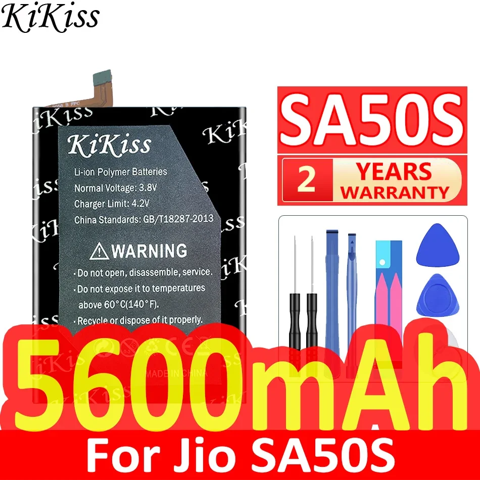 

5600mAh KiKiss Powerful Battery For Jio SA50S Mobile Phone Batteries