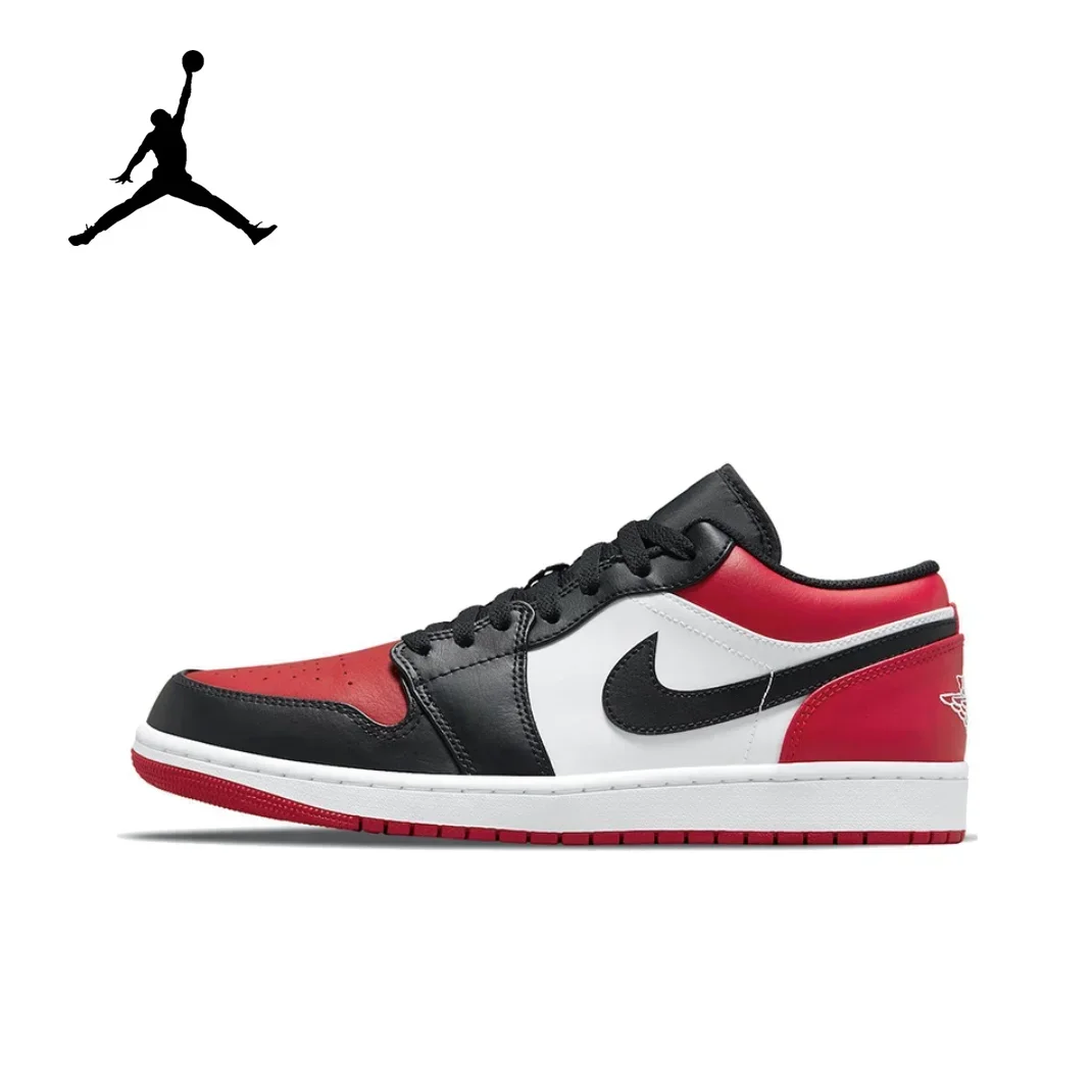 thumbnail image 1 of Zapatillas Nike originales para hombre, recién llegadas, zapatillas deportivas Air Jordan 1 Low, zapatillas deportivas de moda transpirables, 1 of 5
