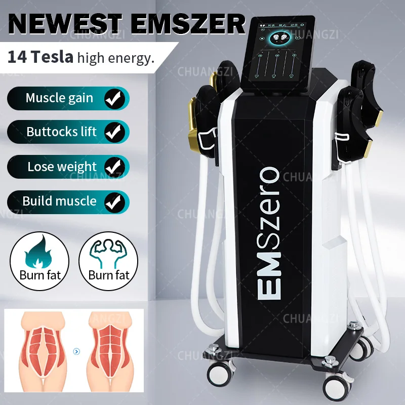 

EMSzero 15Tesla 6500w NEO Body Slimming Nova Fat Burning Muscle EMS Sculpting Electromagnetic Stimulate Hiemt Pro Machine