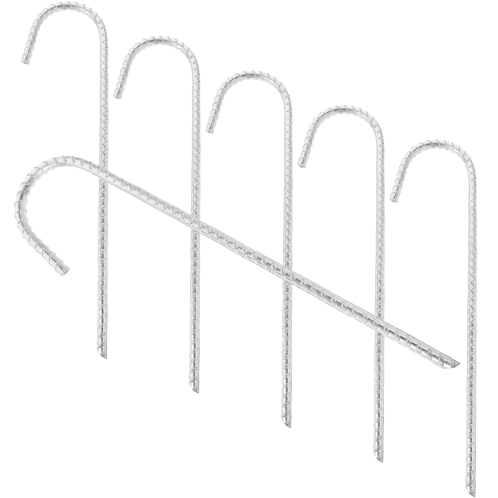 

6 Pcs Outdoor Snow Stakes Tent Accessory Teepee Thicken Practical Iron Pegs Wear-resistant Beach Convenient Travel