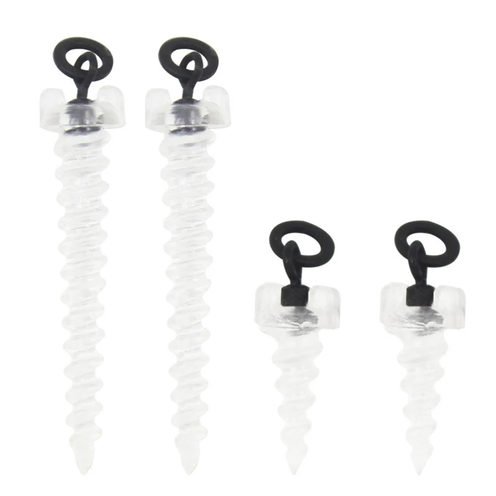 

100pcs Bait Hook Stops Beads Carp Fishing Accessories Hook Stops Screw Beads Stopper Hair Chod Rig Boilies Stop Bait Screw