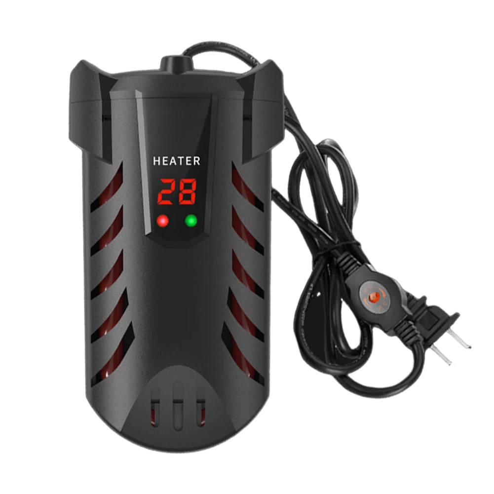 어항 히터 디지털 디스플레이 어항 가열봉 온도 조절기 어항 가열 25W/50W/100W/200W