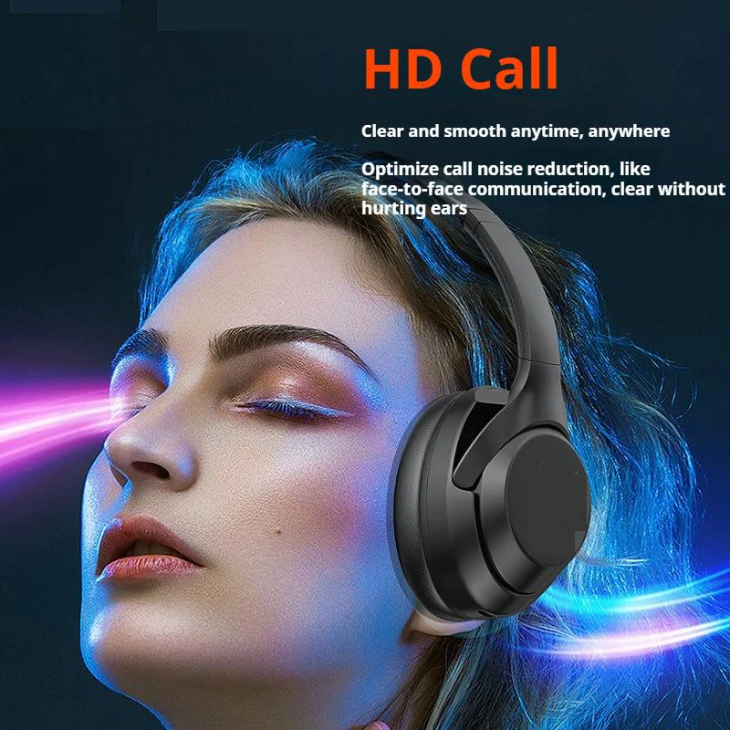 Casque de jeu avec caisson de basses, son surround à 360°, écouteurs Bluetooth sans fil avec réduction de bruit, écouteurs de sport et de jeu avec_voghion.com