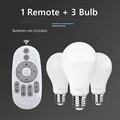 1 Remote 3 Bulb
