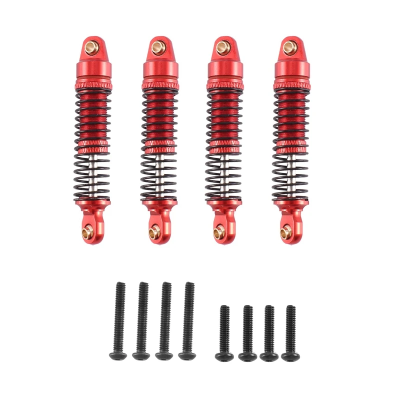 

4PCS Metal Shock Absorbers Damper For Traxxas TRX4M TRX-4M Bronco Defender 1/18 RC Crawler Car Upgrade Parts