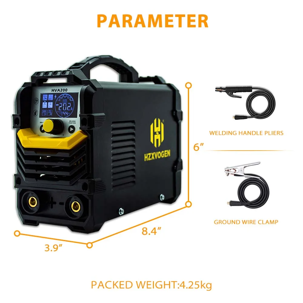 Máquina de soldadura HZXVOGEN MMA digital con inversor IGBT