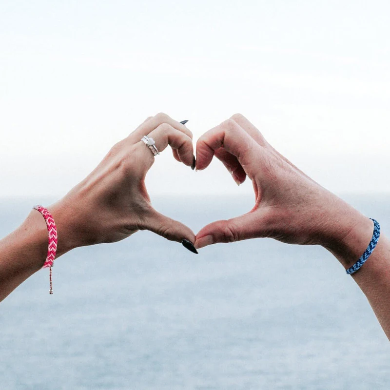 Bracciali Dell'Amicizia Fatti A Mano Per Migliori Amiche - Regolabili Con Perline Di Argilla, Colori Vivaci