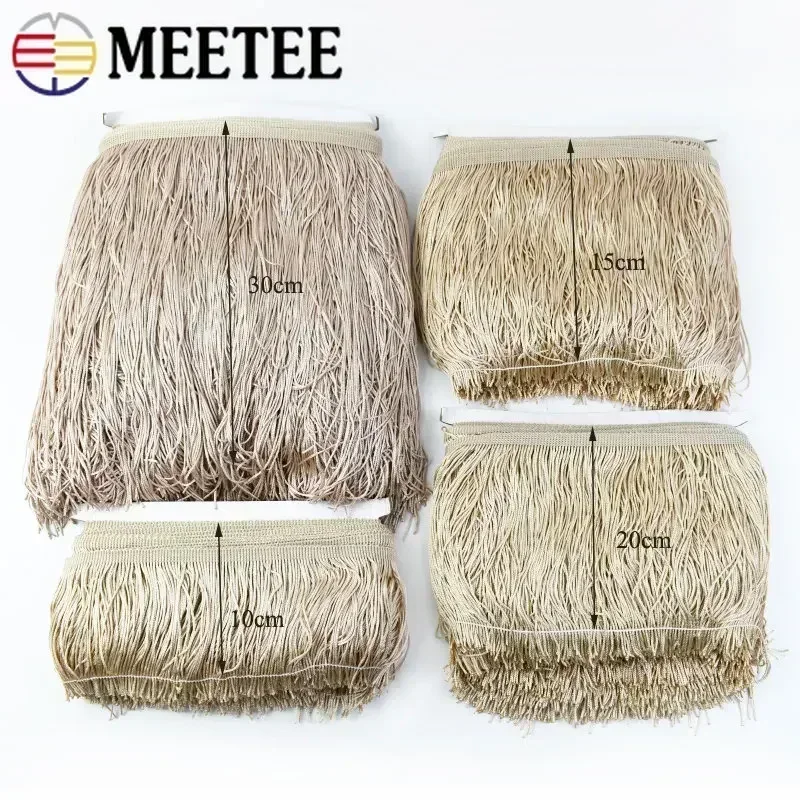 5야드 폴리에스터 태슬 프린지 10-30cm 레이스 트림 리본 드레스 커튼 장식 리본 프린지 원단 바느질 액세서리