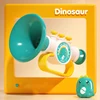 Children Trumpet Toys Yellow Duckling Whistle Cartoon Rabbit Dinosaur Blow Blow Trumpet Kids Musical Instrument Combination Toys 5