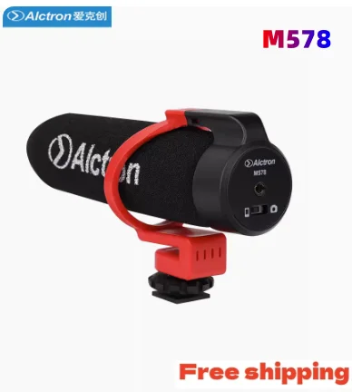 

Компактный и легкий микрофон Alctron M578 для записи фотографий, используется в камерах/телефонах/планшетах