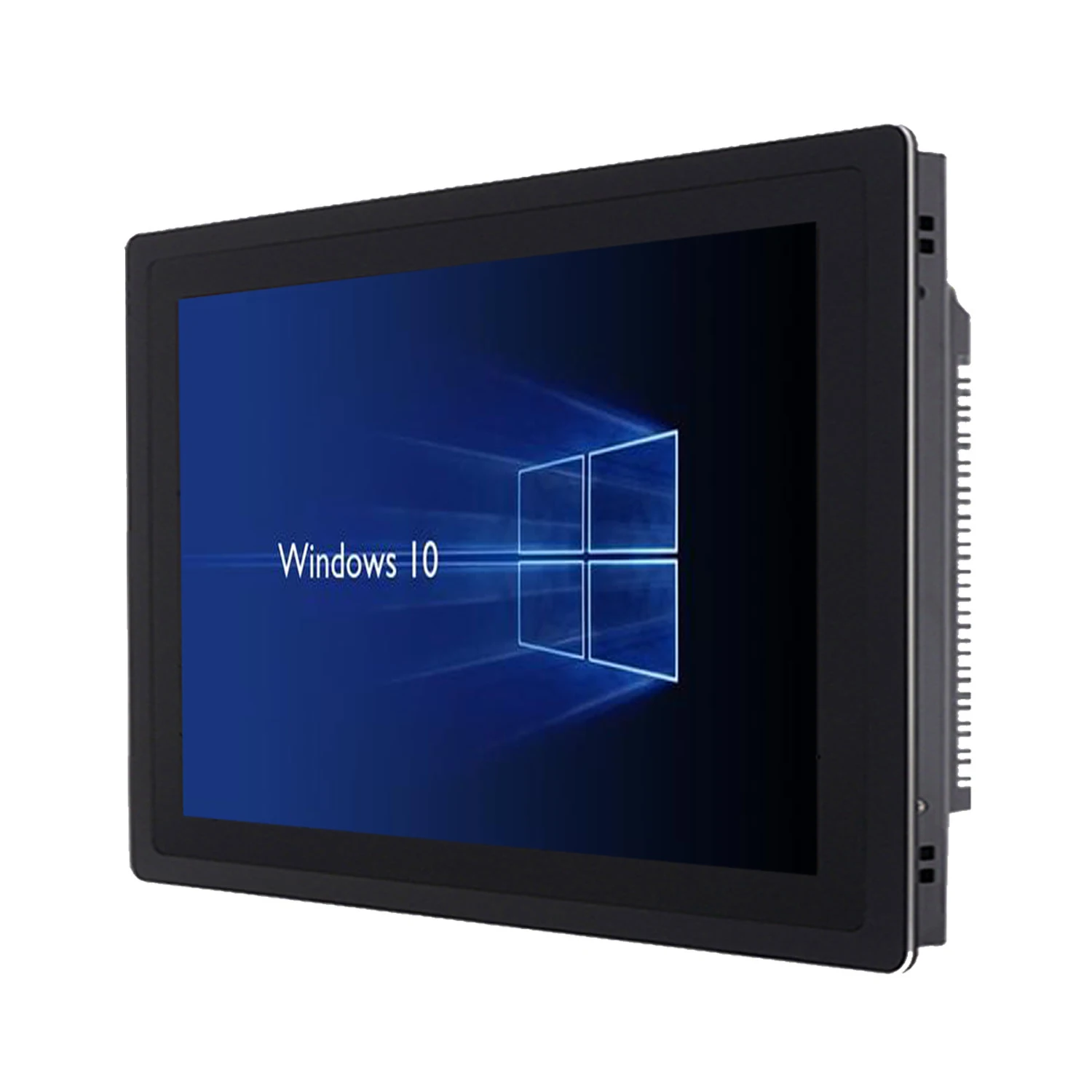 10, 12, 15, 17인치 내장형 산업용 LCD 모니터, 저항막 방식 터치스크린 탑..