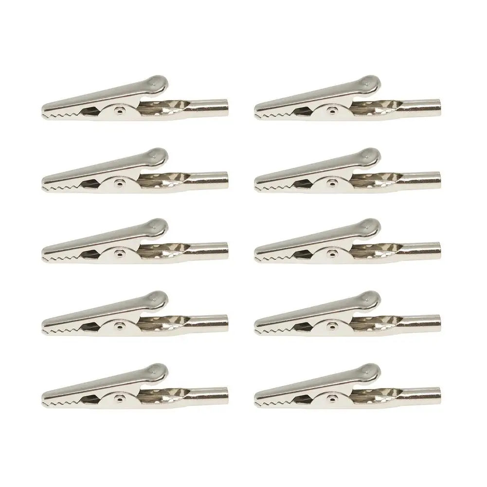 Alligator Clips Electric Test Clamp Electrical Clamp Test Clip 10Pcs