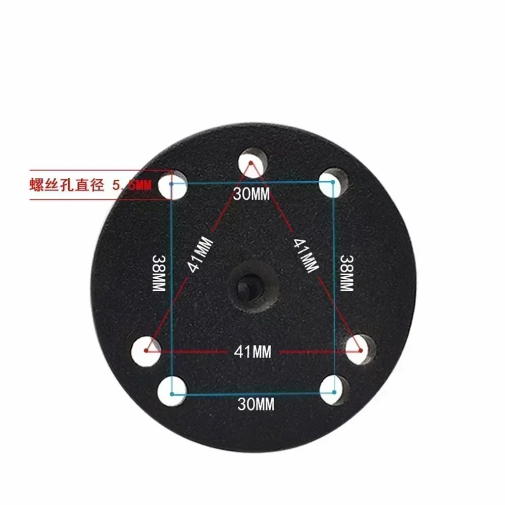 Jadkinsta 1.5 인치 볼 헤드 어군 탐지기 브래킷 Fishfinder 장착 이중 소켓 암 라운드베이스 카약 보트 사진 장비