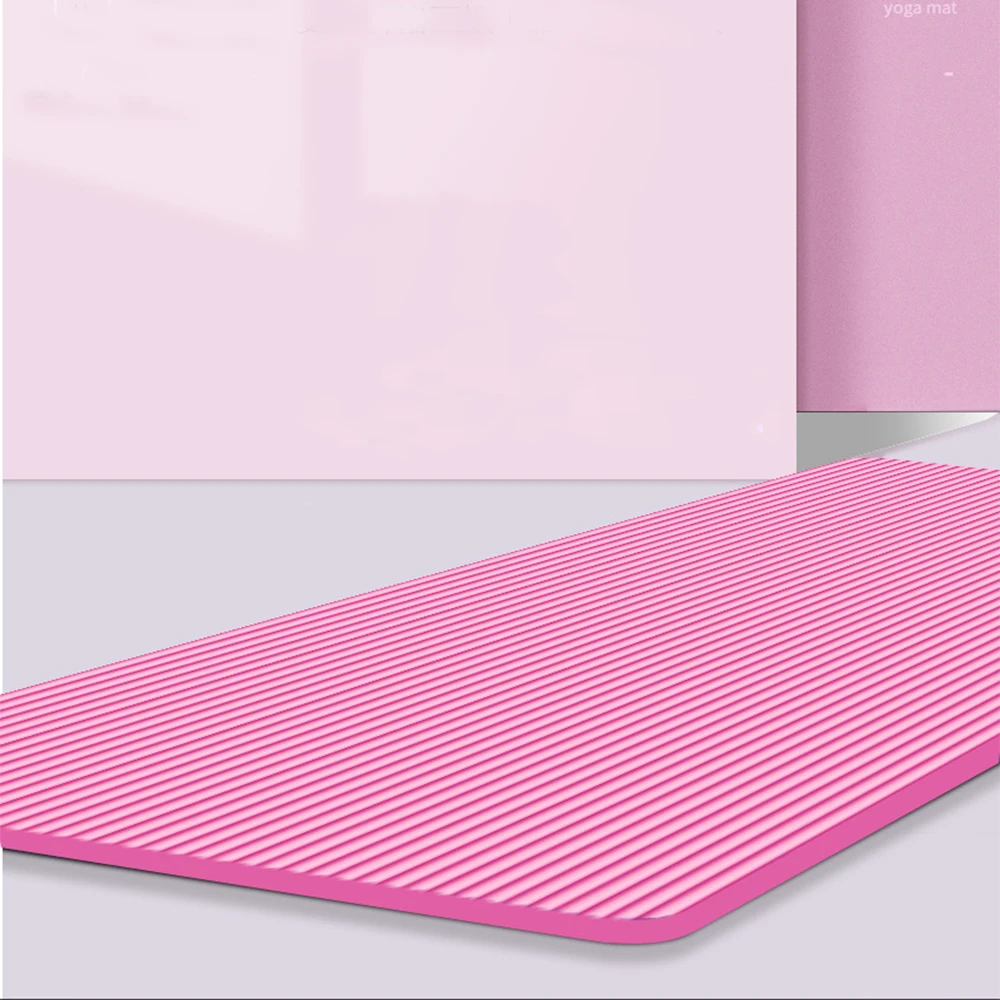 10mm Extra Thick Yoga Mat for Yoga Beginners, NBR Pilates Mat For Gym, Studio, Home Fitness, Exercise Mattress,Thick 10mm