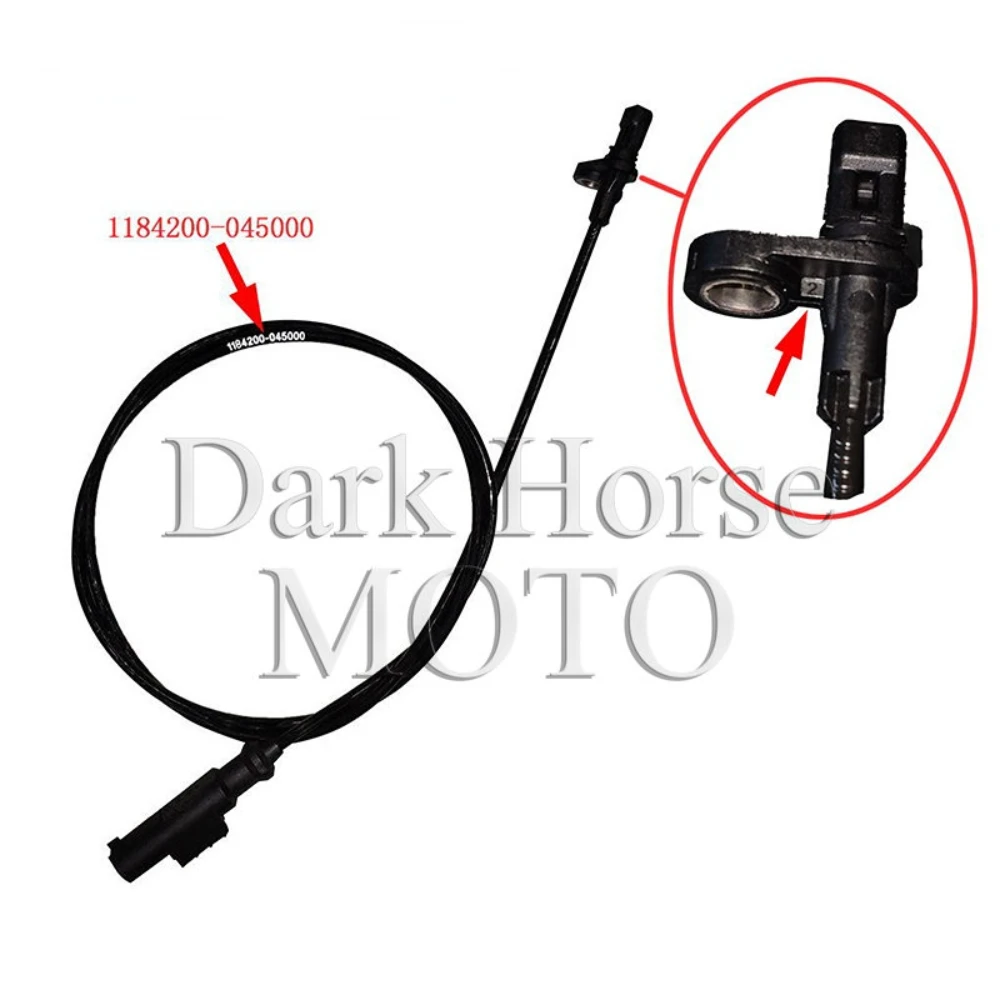Medidor de velocidad de rueda delantera de motocicleta, Cable de Sensor de velocidad de rueda