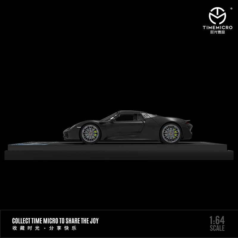 TimeMicro 1:64 918 Spyder Liquid Silver/Matte black/Tiffany Blue