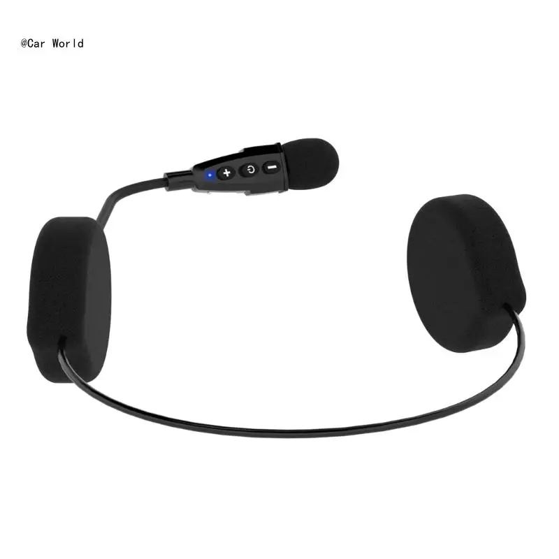 

6XDB Motorbike Helmet Intercom BT Headset Hands Free Call Noise Reduction Interphone