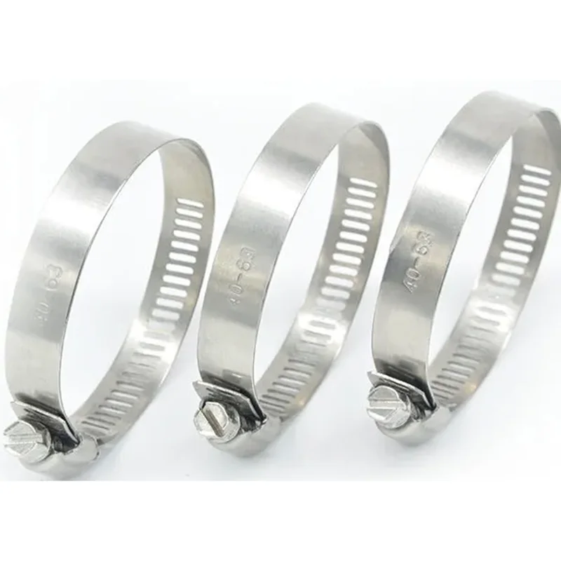 

10pcs/lot 59-82 to 213-235 stainless steel 304 Fuel Hose American standard Clamps Pipe Clamp Air Water Tube Clips531