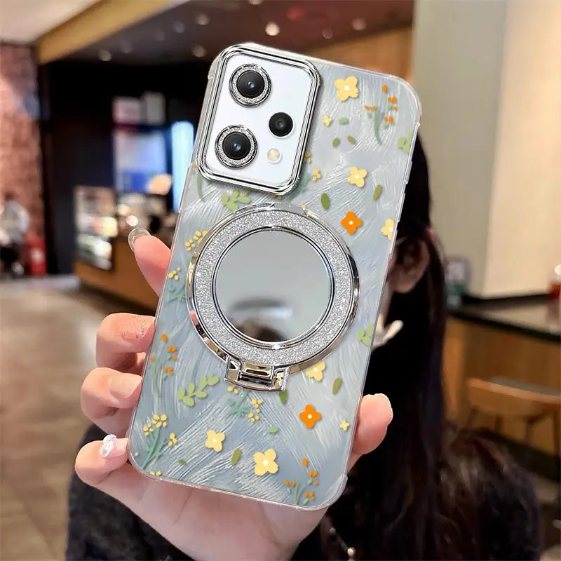 Lovely Flower Bracelet Holder Phone Case Cover