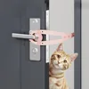 Pet Door Stopper for Cats & Dogs - Adjustable Gap Holder No Drilling Anti-Scratch Door Guard | Safe Entry Exit Pet 2