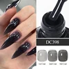12PCS Jelly Nude Rubber Base Gel Set Black Crystal Translucent Color Construction Gel Semi Permanent Soak Off UV LED Varnish Kit 3