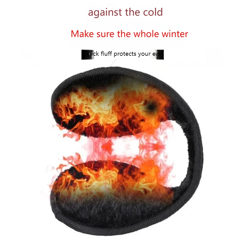 Unisex Thermal Earmuffs - Anti-Frost Ear Protection with Soft Plush Padding, Adjustable Headband for Winter Outdoor & Commuting
