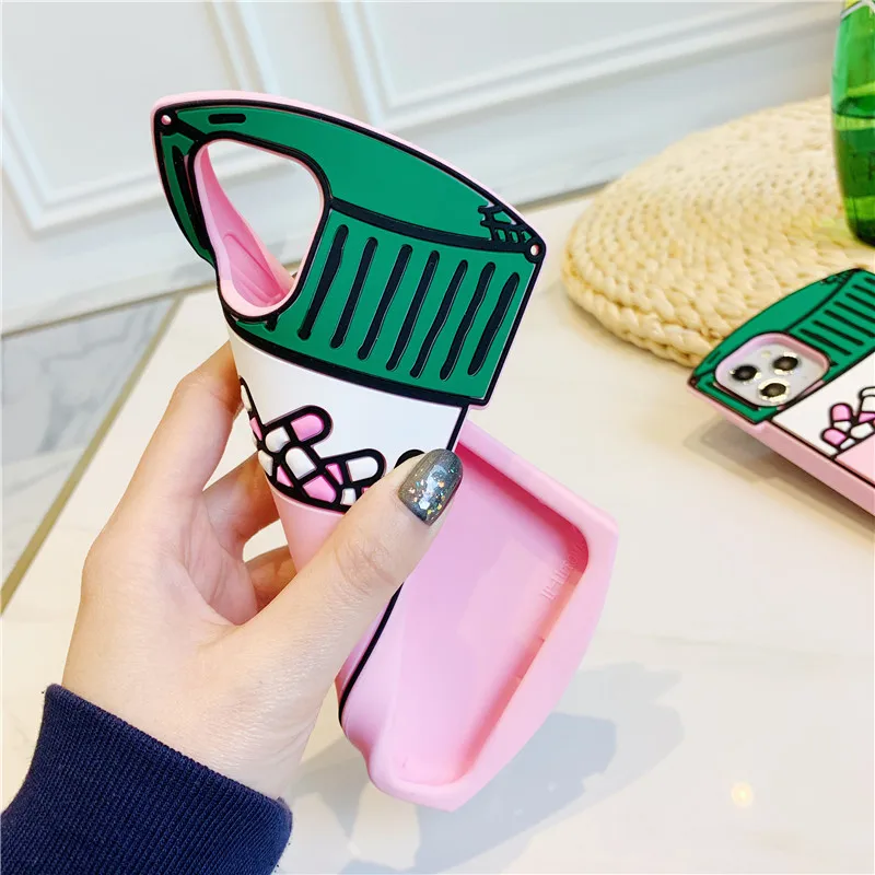 3D Cartoon Chill Pills Phone Case for iPhone 15 14 13 12 11 Pro Max XR XS X 8 7 6 Plus Medicine Bottle Soft Silicone Cover