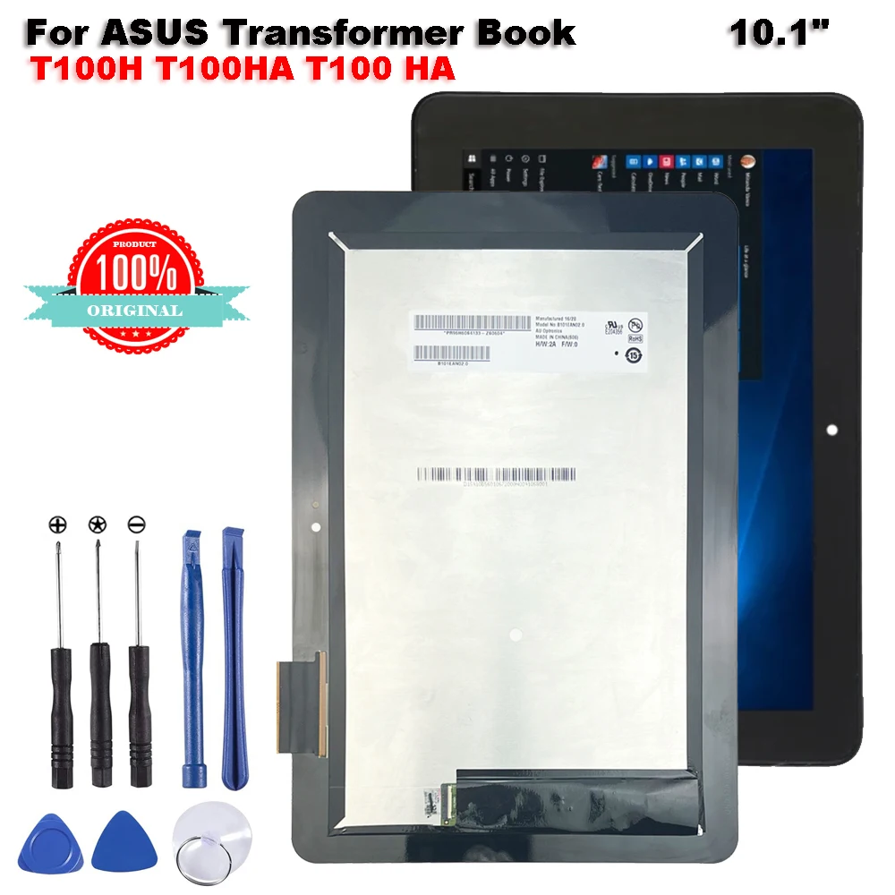 Originale Per Asus Transformer Book T100H T100Ha T100 Ha Fp-St101Si010Akf-01X Display Lcd Touch Screen Digitizer Glass Assembly