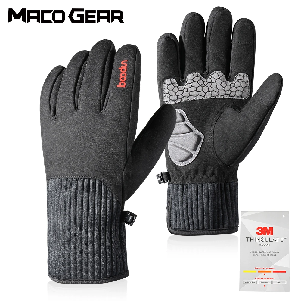 

Winter Skiing 3M Gloves Touch Screen Snowboard Outdoor Sports Warm Waterproof Windproof Shock-proof Cycling Gloves Men Women