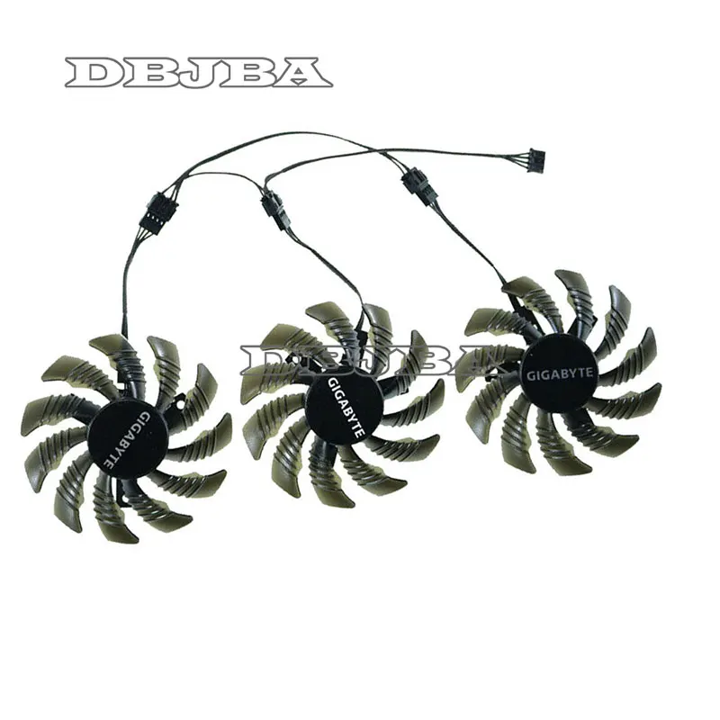 78Mm T128010Su Fan Ventola Di Raffreddamento Per Gigabyte Gtx 1080 Ti Gaming