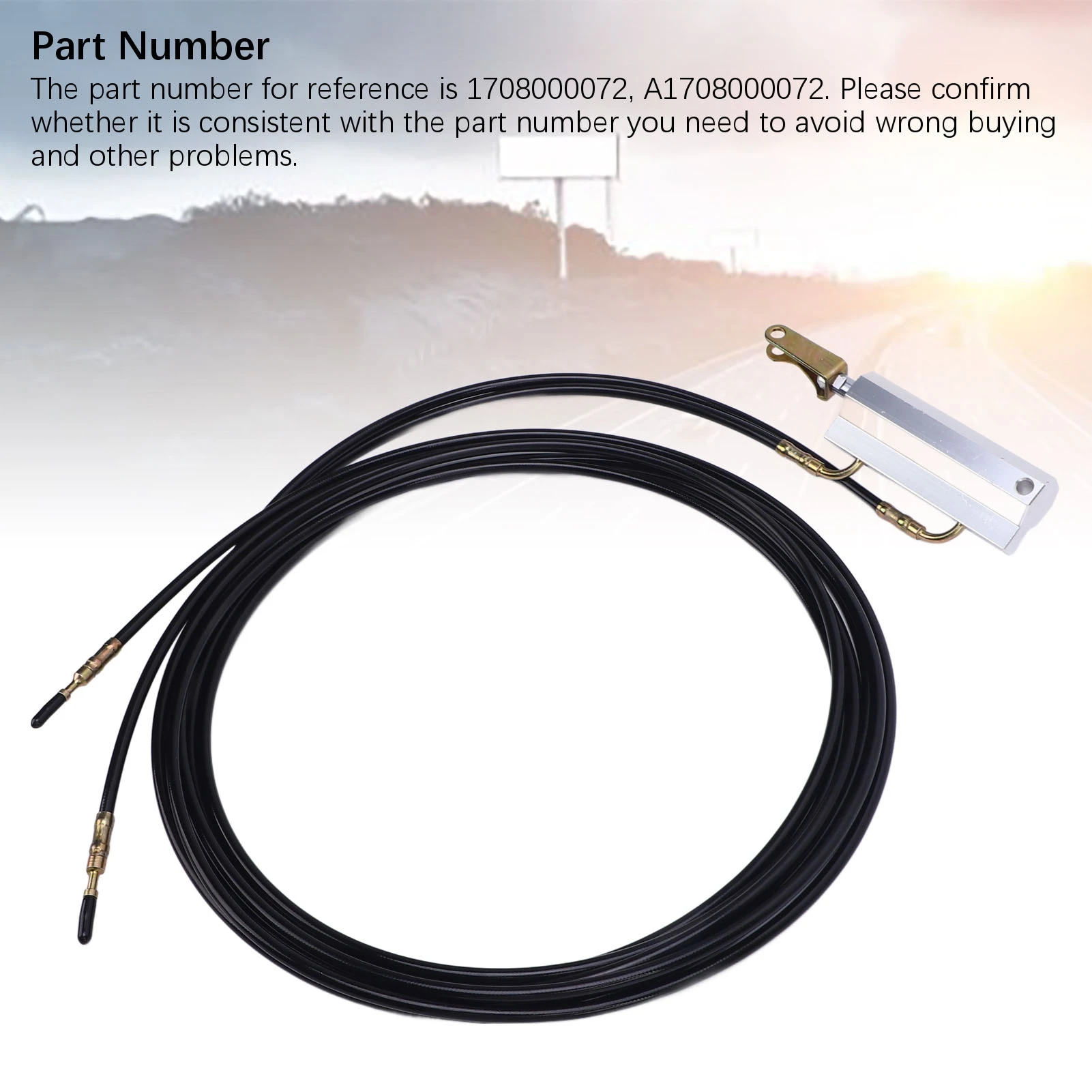 A1708000072 Front Convertible Top Hydraulic Cylinder with Hydraulic Line 1708000072 Replacement For SLK230 SLK320 SLK32