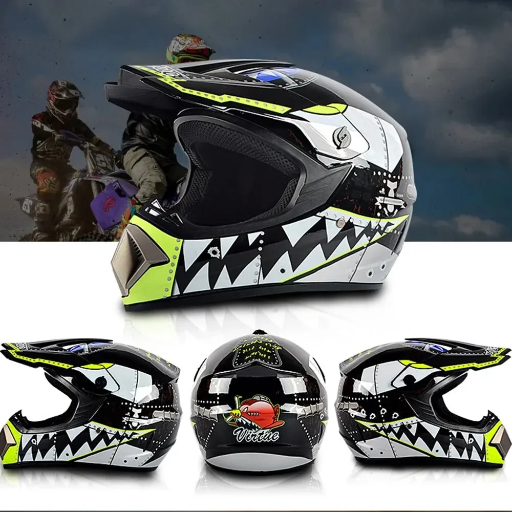 Universal Full-Coverage Motorcycle Helmet for Men And Women Moto Scooter Helmet Personality Four Seasons Gift