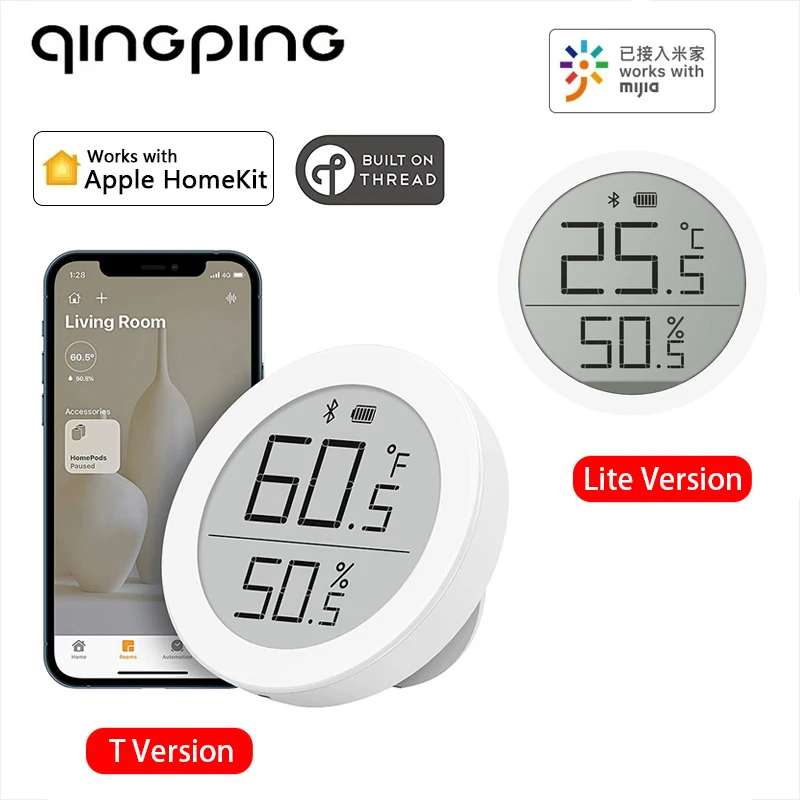 Cleargrass Thermometer Hygrometer Home Bluetooth Compatible Baby Room