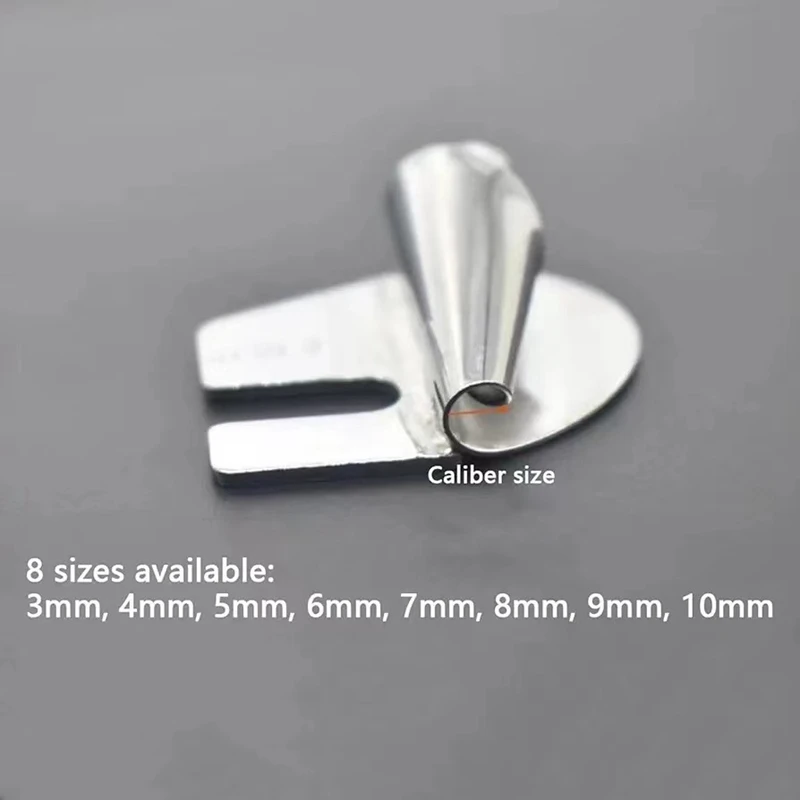 8Pcs Universal Sewing Rolled Hemmer Foot, 3-10Mm Rolled-Hem Presser Foot, Sewing Machine Wide Rolled-Hem Presser Foot