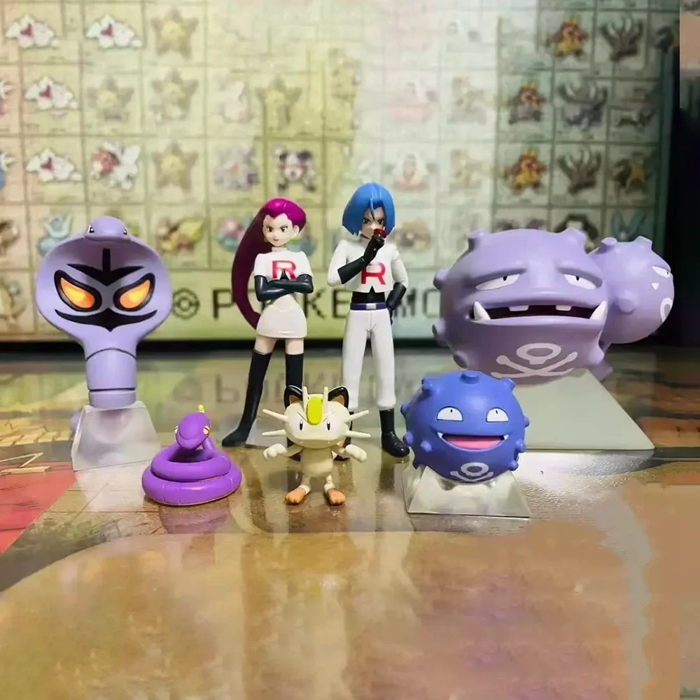 

[1/20 Scale World] Jessie & James & Meowth Rocket Team Toy Figure Decoration