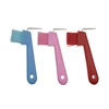 1pc Dual Use Anti-Slip Soft Grip Hoof Pick Rubber With Brush Cleaning Tools Horse Grooming Tools Durable - Random Color 4