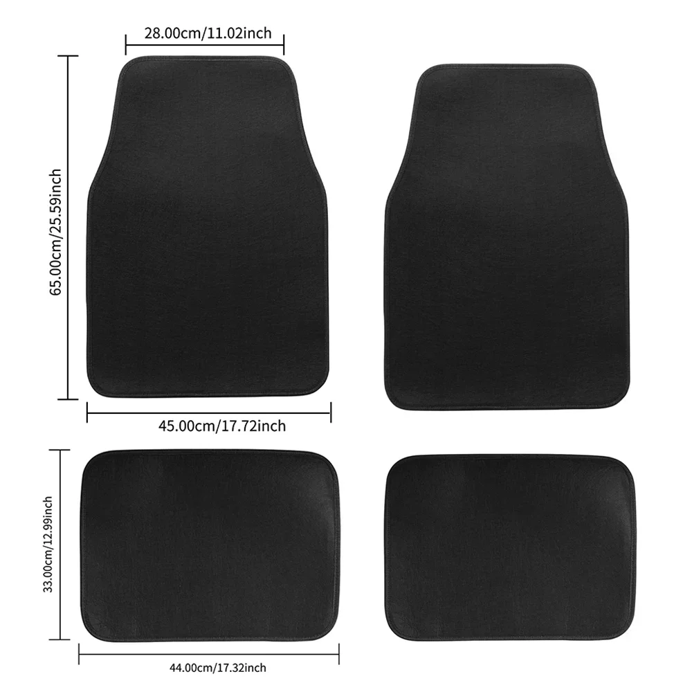 Tappetini per auto, tappetini universali, tappetini lavabili e protettivi, tappetini antiscivolo impermeabili, tappetini resistenti all'usura, tappetini protettivi di ricambio - Image 4