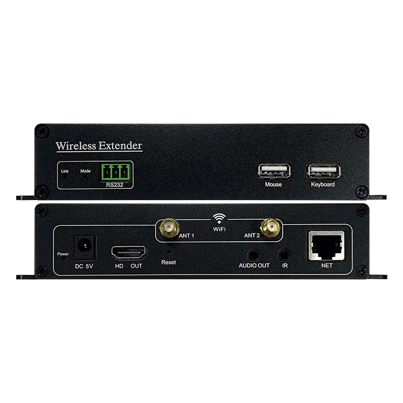 AMS-WE100 무선 100M 확장기, 송신기 및 리시버 지지대 포함, PS4 PC 노트북 모니터, 2.4G, 5GHz 모델