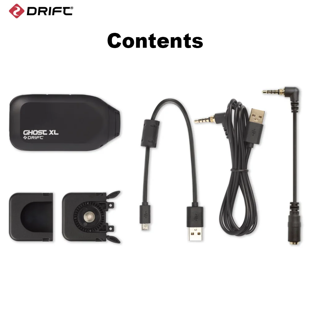 드리프트 고스트 XL 액션 카메라 1080P 스포츠 카메라 WiFi 회전 렌즈 및 대시 캠 모드 IPX7 방수 오토바이 헬멧 캠