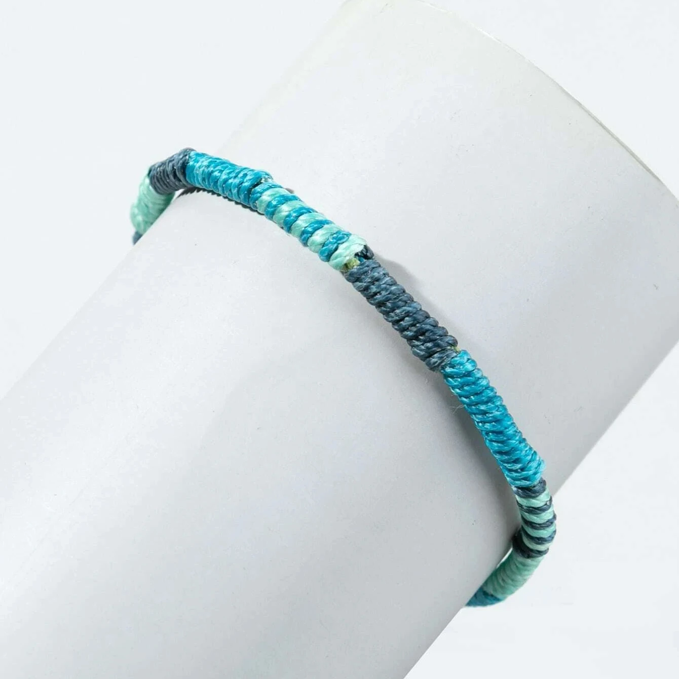Gewachste Schnur hand geflochtenes Armband Frauen Männer neue Mode mehrfarbige Schnur handgemachte Boho wasserdichten Sommer Strand Schmuck vorhanden – Detail 22