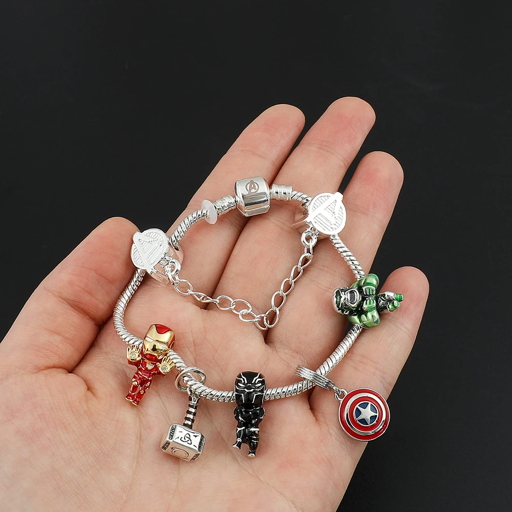 Avengers Bracelet Men | Men Letter Bracelet | Snake Chain Bangles | Avengers  Letters - Bracelets - Aliexpress