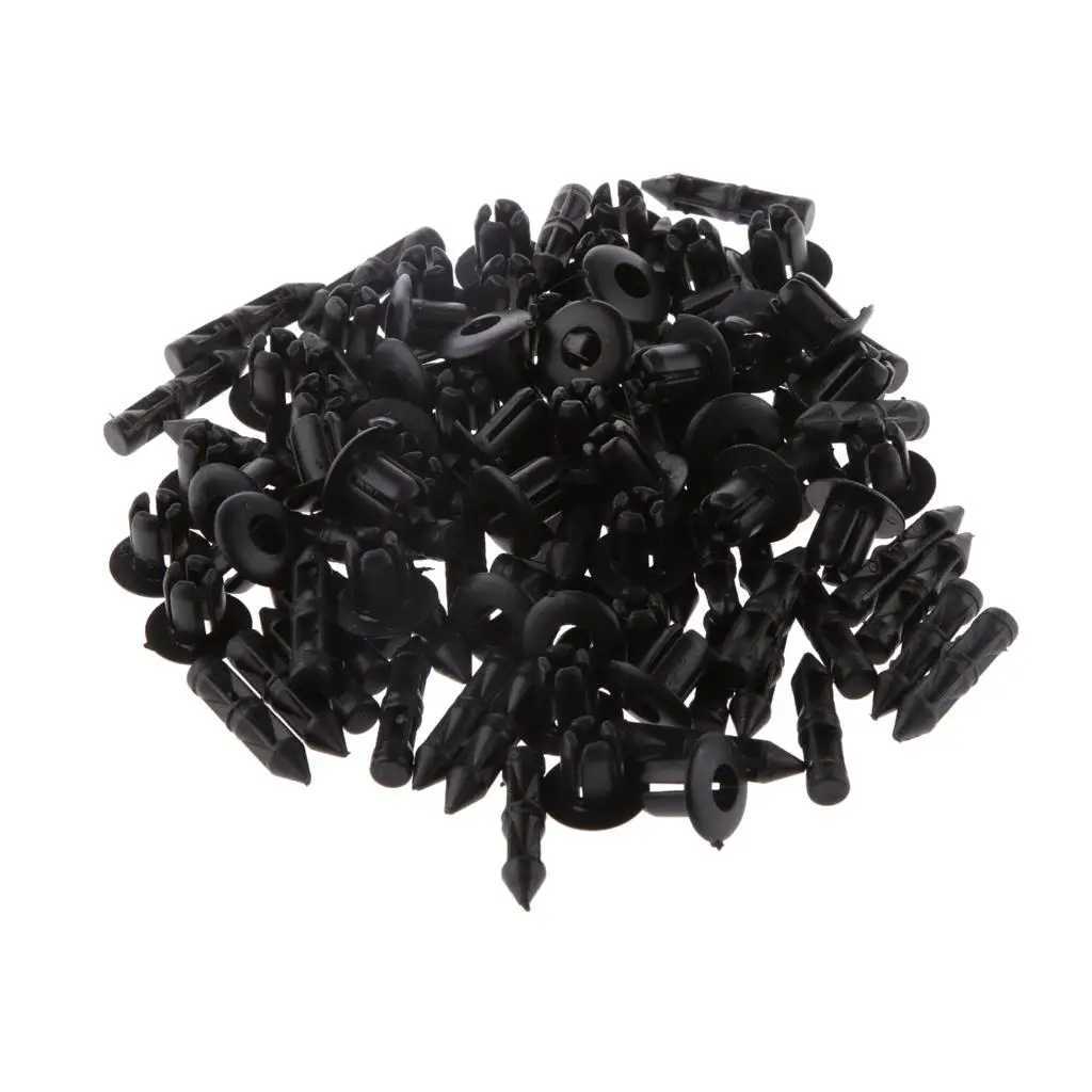 6mm 0.24inch Hole Black Plastic Type Fastener 91501-S04-003 for Norton
