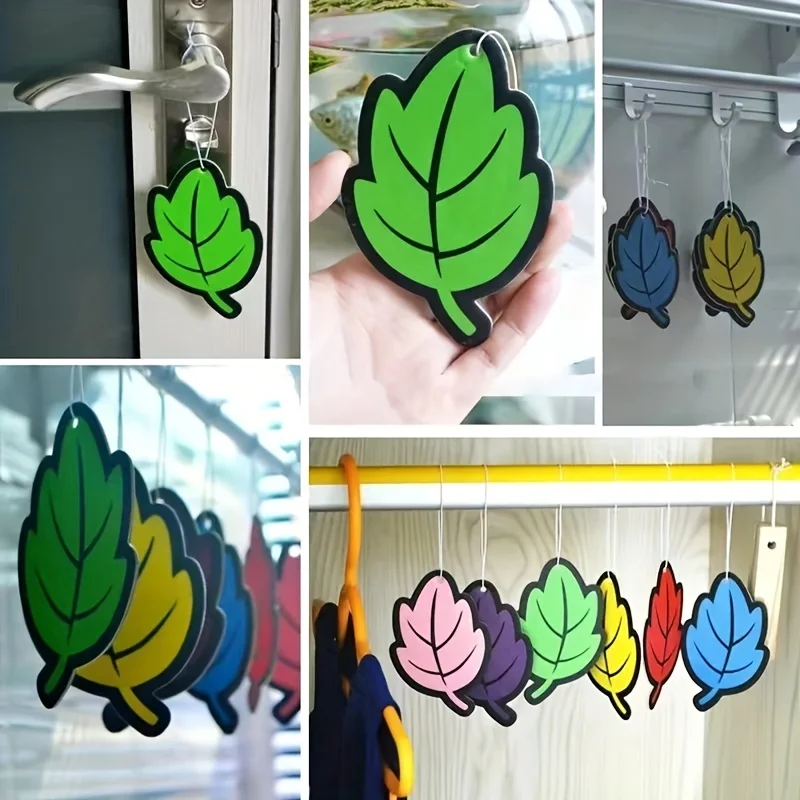 Car Air Freshener Leaf Shape - Purple Lavender Scent